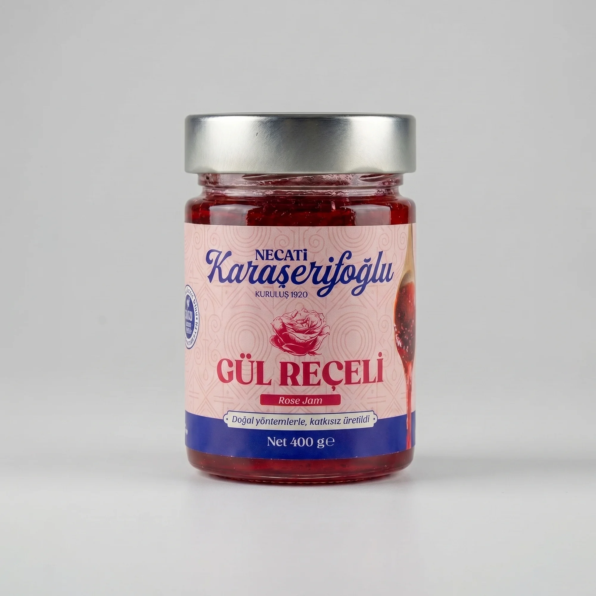 Gul Receli 400g Karaserifoglu Gül Reçeli 400 Gr Karaşerifoğlu - Görsel 1